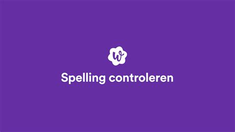 Spellingscontrole